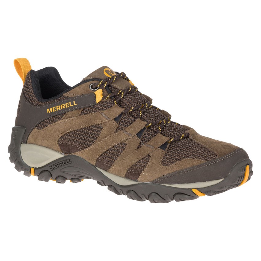 Chaussures Randonnée Merrell Alverstone Marron Homme | R.I.SIWE